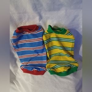 2 pck pet clothes